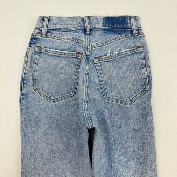 Abercrombie & Fitch Light Blue Straight Leg Jeans - Picture 5 of 5